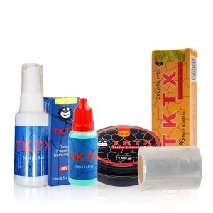 Combo TKTX 99%: TKTX Cream + TKTX Spray + TKTX Gel + TKTX Balm + TKTX Foil - Złoto