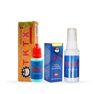TKTX Złoto 75% + Spray znieczulający + Żel TKTX