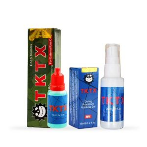 TKTX Zielony 75% + Spray znieczulający + Żel TKTX