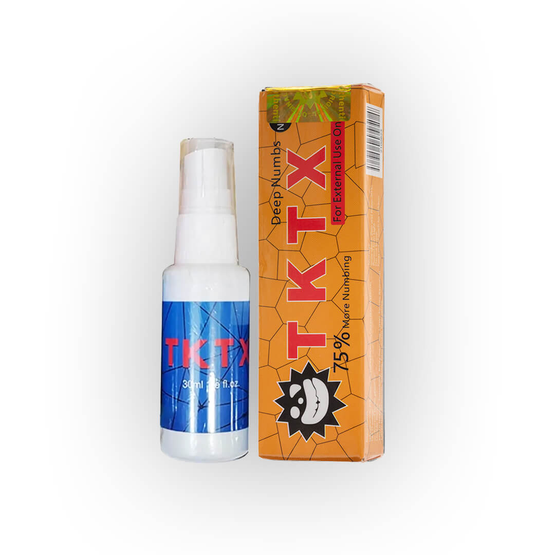 TKTX Złoto75% + Spray znieczulający