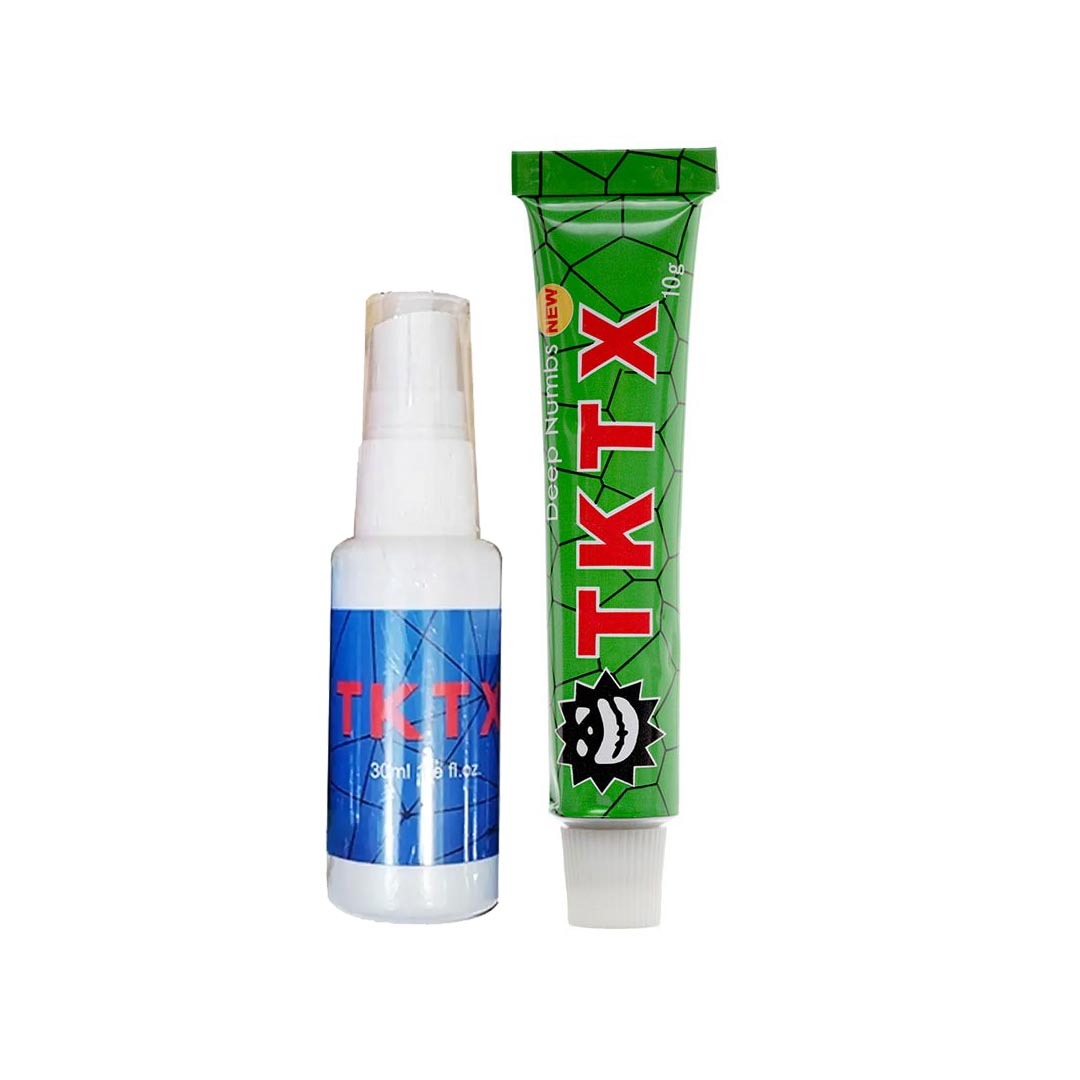 TKTX Zielony 75% + Spray znieczulający